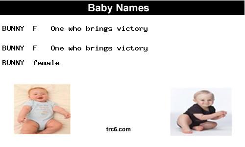 bunny baby names