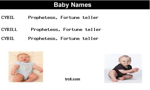 cybil baby names