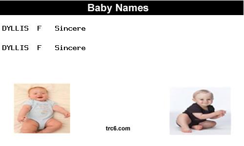 dyllis baby names