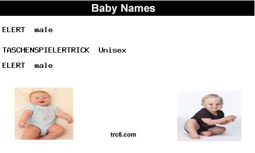 taschenspielertrick baby names