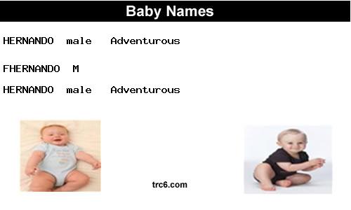 fhernando baby names