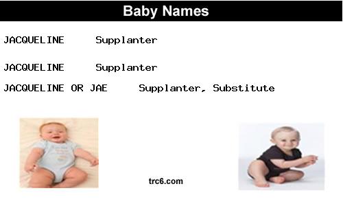 jacqueline baby names