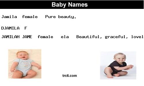 djamila baby names