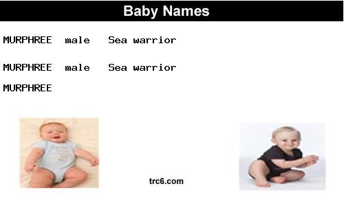 murphree baby names