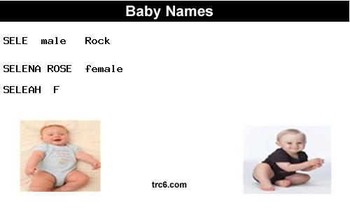 selena-rose baby names