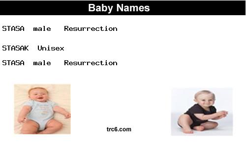 stasa baby names