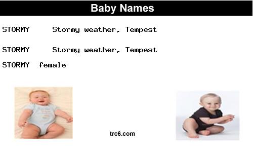 stormy baby names