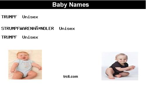strumpfwarenhändler baby names