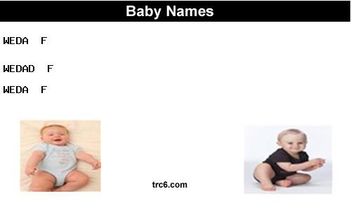 weda baby names