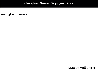 deryke | name meaning & origin | baby name deryke meaning